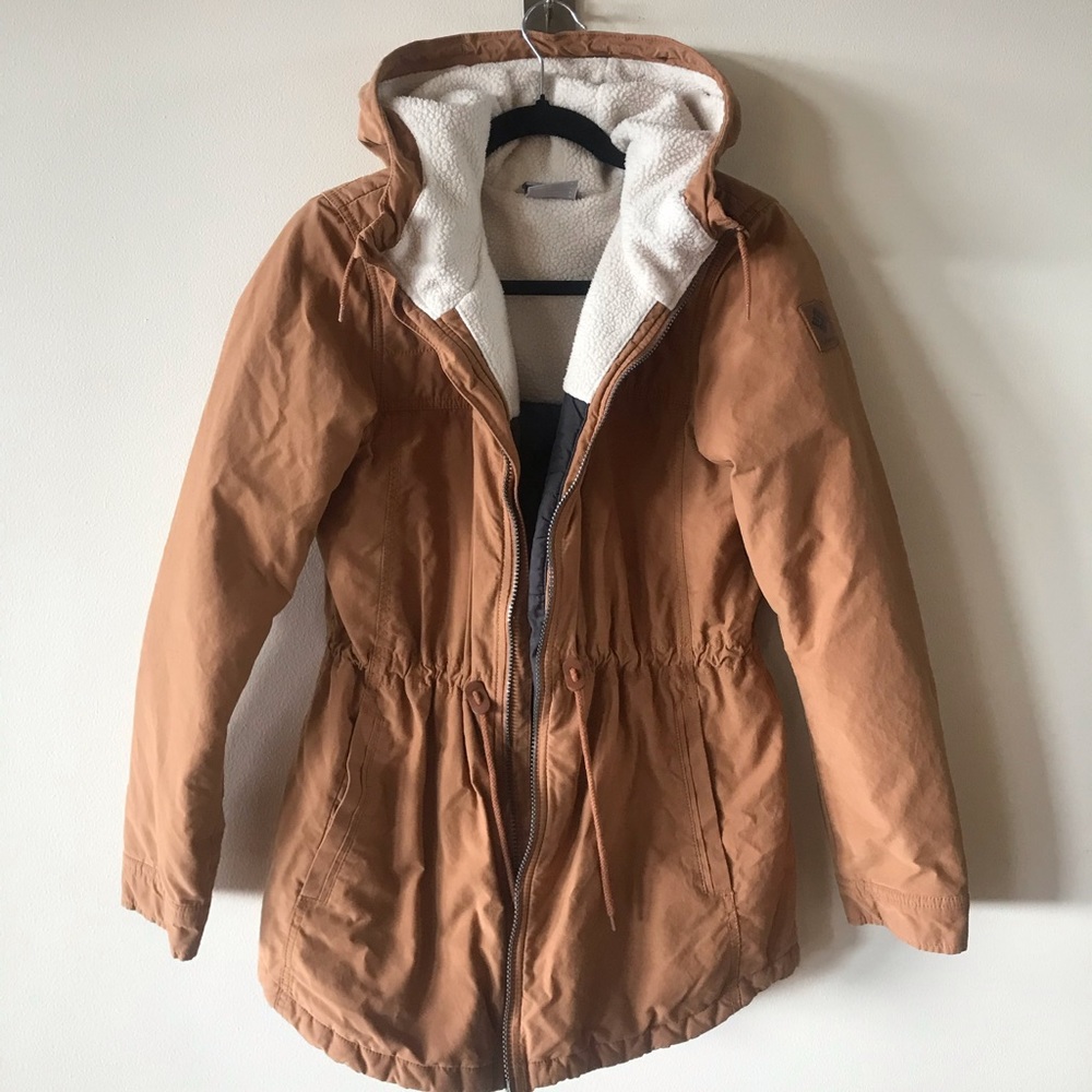 Columbia Sherpa Hooded Winter Jacket size Small